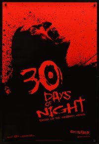 9a007 30 DAYS OF NIGHT teaser DS 1sh '07 Josh Hartnett & Melissa George hunt vampires in Alaska!