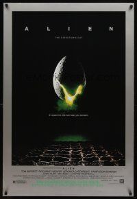 9a030 ALIEN style B DS 1sh R03 Ridley Scott sci-fi classic, cool hatching egg image!