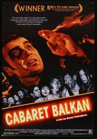 9a105 CABARET BALKAN 1sh '99 Goran Paskaljevic's Bure Baruta, one wild night, in a city gone mad!