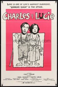 9a128 CHARLES & LUCIE 1sh '80 Nelly Kaplan's Charles et Lucie, wacky art!