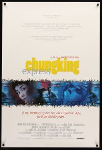 9a141 CHUNGKING EXPRESS 1sh '94 Kar Wai's Chong qing sen lin, Brigitte Lin, cool montage image!