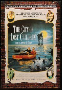 9a149 CITY OF LOST CHILDREN 1sh '95 La Cite des Enfants Perdus, Ron Perlman, cool fantasy image!