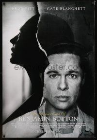 9a184 CURIOUS CASE OF BENJAMIN BUTTON advance 1sh '08 Brad Pitt & Cate Blanchett profile!