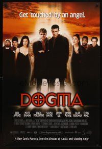9a227 DOGMA 1sh '99 Kevin Smith, Ben Affleck, Matt Damon, get 'touched' by an angel!