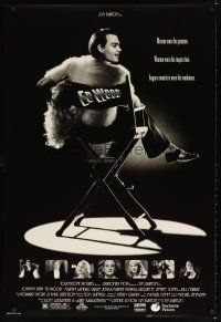 9a235 ED WOOD DS 1sh '94 Tim Burton, Johnny Depp in the director's chair, mostly true!