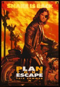 9a253 ESCAPE FROM L.A. teaser 1sh '96 John Carpenter, Kurt Russell returns as Snake Plissken!