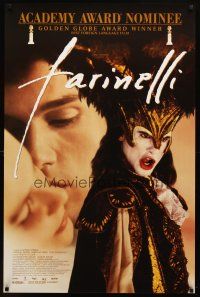 9a269 FARINELLI 1sh '95 Jeroen Krabbe, great image of bizarre costume in Italian opera!