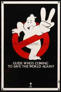 9a301 GHOSTBUSTERS 2 teaser 1sh '89 Ivan Reitman, guess who's coming to save the world again!