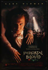 9a386 IMMORTAL BELOVED int'l DS 1sh '94 cool image of Gary Oldman as Ludwig van Beethoven!