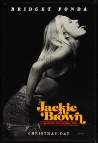 9a411 JACKIE BROWN teaser 1sh '97 Quentin Tarantino, image of sexy Bridget Fonda!