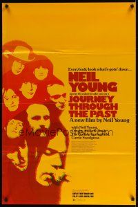 9a420 JOURNEY THROUGH THE PAST New Line Cinema 1sh '73 Neil Young, everybody look what's goin' down