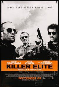 9a435 KILLER ELITE advance DS 1sh '11 Jason Statham, Clive Owen, Robert De Niro!