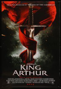9a439 KING ARTHUR advance DS 1sh '04 Clive Owen, Keira Knightley, Antoine Fuqua!