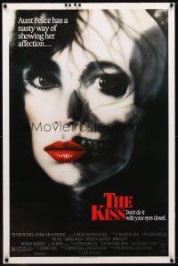 9a447 KISS 1sh '88 Joanna Pacula, Meredith Salenger, creepy artwork!