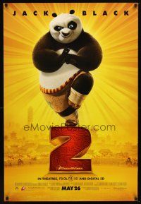 9a458 KUNG FU PANDA 2 advance DS 1sh '11 Jack Black, cute animated bear!