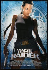 9a469 LARA CROFT TOMB RAIDER advance DS 1sh '01 sexy Angelina Jolie, from popular video game!