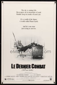 9a475 LE DERNIER COMBAT 1sh '83 Luc Besson, Jean Reno, Pierre Jolivet, one man trying to survive!