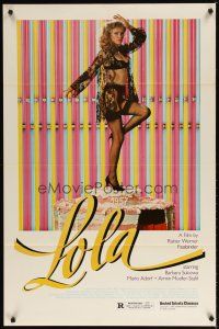9a489 LOLA 1sh '82 directed by Rainer Werner Fassbinder, sexy Barbara Sukowa in lingerie!