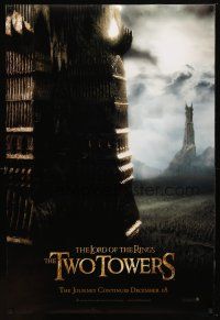 9a499 LORD OF THE RINGS: THE TWO TOWERS teaser DS 1sh '02 Peter Jackson epic, J.R.R. Tolkien
