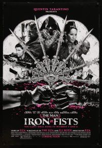 9a512 MAN WITH THE IRON FISTS advance DS 1sh '12 Russell Crowe, Cung Le, sexy Lucy Liu!