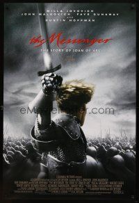9a521 MESSENGER int'l DS 1sh '99 Luc Besson, Milla Jovovich as Joan of Arc!