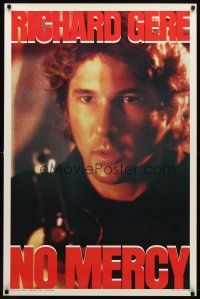 9a545 NO MERCY teaser 1sh '86 extreme close up of Richard Gere!