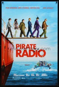 9a572 PIRATE RADIO DS 1sh '09 Richard Curtis' The Boat That Rocked, wacky image!