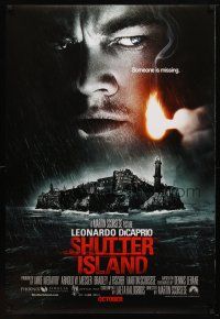 9a659 SHUTTER ISLAND October style advance DS 1sh '10 Scorcese, DiCaprio, someone is missing!