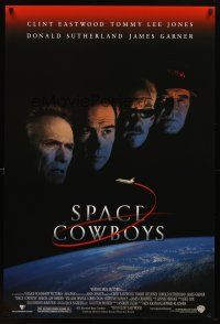 9a677 SPACE COWBOYS DS 1sh '00 astronauts Clint Eastwood, Tommy Lee Jones, Sutherland & Garner!