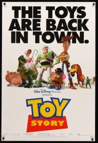 9a755 TOY STORY DS 1sh '95 Disney & Pixar cartoon, Buzz, Woody, the toys are back in town!
