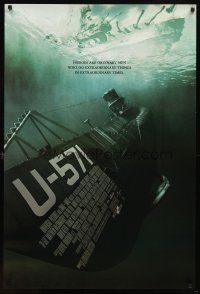 9a781 U-571 DS 1sh '00 Matthew McConaughey, Bill Paxton, Harvey Keitel, cool submarine!