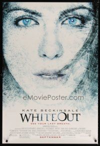 9a825 WHITEOUT advance DS 1sh '09 cool close-up image of frozen Kate Beckinsale!