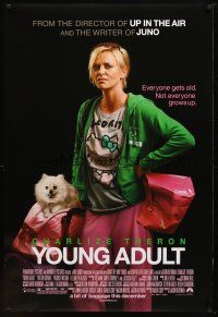 9a846 YOUNG ADULT advance DS 1sh '11 Charlize Theron, everyone gets old, not everyone grows up!