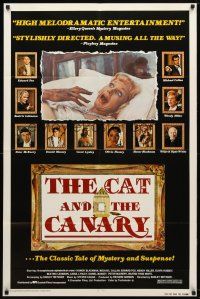 9b182 CAT & THE CANARY 1sh '79 Radley Metzger, Honor Blackman, Michael Callan!