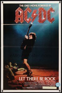 9b513 LET THERE BE ROCK 1sh '82 AC/DC, Angus Young, Bon Scott, heavy metal!