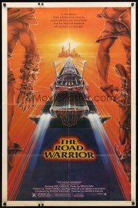 9b544 MAD MAX 2: THE ROAD WARRIOR 1sh '81 Mel Gibson returns as Mad Max, cool art by Commander!