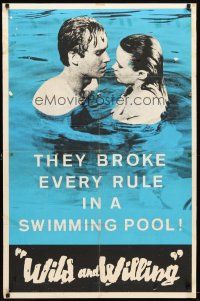 9b731 RAT FINK 1sh '65 Schuyler Hayden, Judy Hughes, they broke every rule in a swimming pool!