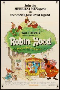 9b749 ROBIN HOOD 1sh '73 Walt Disney's cartoon version, the way it REALLY happened!