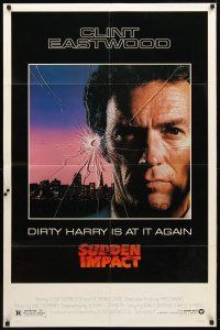 9b855 SUDDEN IMPACT 1sh '83 Clint Eastwood is at it again as Dirty Harry, great image!