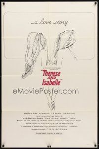 9b896 THERESE & ISABELLE 1sh '68 Radley Metzger, lesbian Essy Persson & Anna Gael!