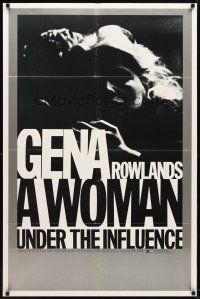 9b983 WOMAN UNDER THE INFLUENCE 1sh '74 John Cassavetes, Peter Falk, Gena Rowlands, cool design!