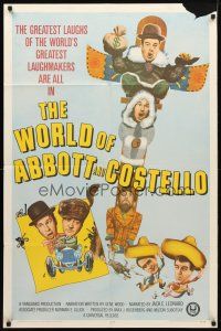 9b988 WORLD OF ABBOTT & COSTELLO 1sh '65 Bud & Lou are the greatest laughmakers!