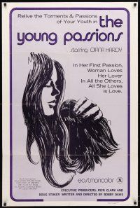 9b995 YOUNG PASSIONS 1sh '75 all she loves is love, the torments & passions of youth!