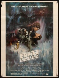 9c159 EMPIRE STRIKES BACK 30x40 '80 classic Gone With The Wind style art by Roger Kastel!