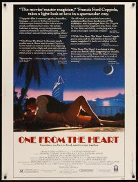 9c199 ONE FROM THE HEART 30x40 '82 Francis Ford Coppola, Teri Garr, Raul Julia, Nastassja Kinski!