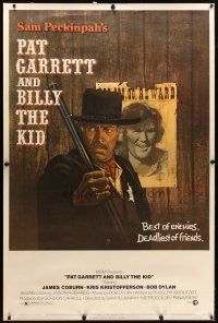 9c450 PAT GARRETT & BILLY THE KID 40x60 '73 Sam Peckinpah, Bob Dylan, James Coburn, Lesser art!