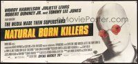 9c078 NATURAL BORN KILLERS 8sh '94 Oliver Stone cult classic, Woody Harrelson, Juliette Lewis!
