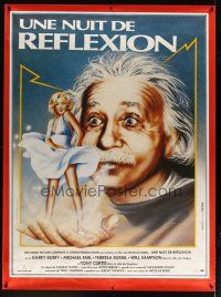 9c322 INSIGNIFICANCE French 1p '85 Nicolas Roeg, wacky art of Marilyn & Einstein by B.D. Fox!