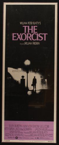9c030 EXORCIST insert '74 William Friedkin, Max Von Sydow, William Peter Blatty horror classic!