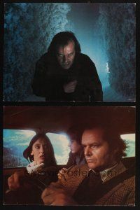 9c114 SHINING 6 color 15x20 stills '80 King & Kubrick, Jack Nicholson, Shelley Duvall, Crothers!